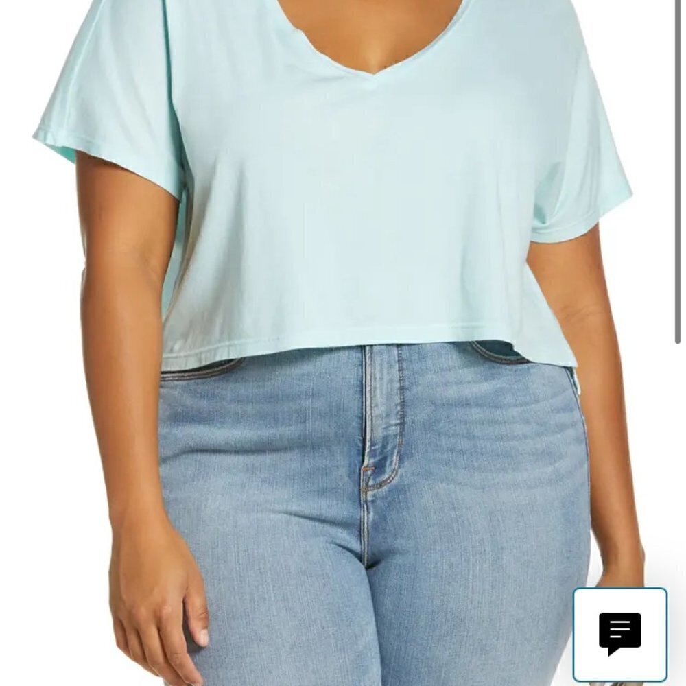 4/$25 NWT BP. V-neck Dolman Crop T-shirt